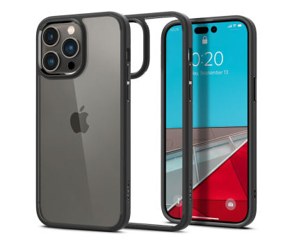 Etui do telefonów SPIGEN Ultra Hybrid do iPhone 14 Pro matte black ACS04961
